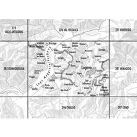 Bundesamt - Swisstopo Topografische Kaart 286 Malcantone