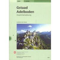 Bundesamt - Swisstopo Topografische Kaart 5009 Gstaad - Adelboden