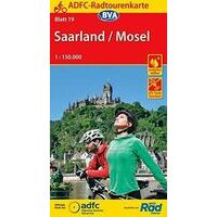 BVA ADFC Fietskaart 19 Saarland - Mosel