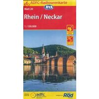 BVA ADFC Fietskaart 20 Rhein - Neckar