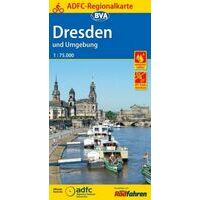 BVA-ADFC Fietskaart Dresden & Omgeving 1:75.000