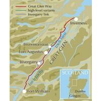 Cicerone Walking The Great Glenway Routekaart 1:25.000