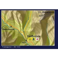 Climbing-map Cerro Aconcagua