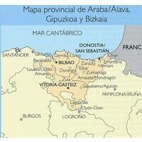 CNIG Maps Spain Wegenkaart 1 Provincie Alava & Guipuzcoa 