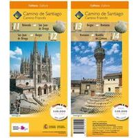 CNIG Maps Spain 11-14 Camino Santiago Wandelkaart  1:50.000