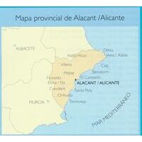 CNIG Maps Spain Wegenkaart 3 Provincie Alicante