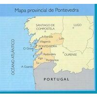CNIG Maps Spain Wegenkaart 36 Provincie Pontevedra