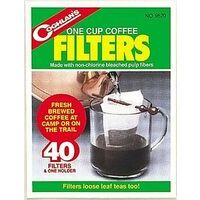 Coghlans 40 Koffiefilterzakjes Met Houder