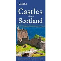 Collins Castles Map Of Scotland - Kastelen Schotland