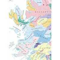 Collins Tartans Map Of Scotland - Clans Schotland