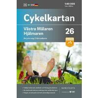 Cykelkartan Fietskaart Zweden Fietskaart 26 Malaren West