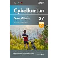 Cykelkartan Fietskaart Zweden Fietskaart 27 Malaren Oost