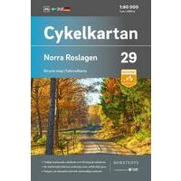 Cykelkartan Fietskaart Zweden Fietskaart 29 Roslagen Noord