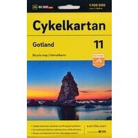 Cykelkartan Fietskaart Zweden Fietskaart Gotland 11