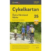 Cykelkartan Fietskaart Zweden Fietskaart Värmland Oost Närke 25