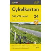 Cykelkartan Fietskaart Zweden Fietskaart Värmland Zuid 24