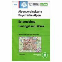 DAV Deutscher Alpenverein Topografische kaart BY9 Estergebirge