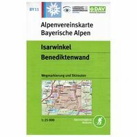 DAV Deutscher Alpenverein Topografische Kaart BY11 Isarwinkel