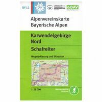 DAV Deutscher Alpenverein Topografische Kaart BY12 Karwendelgebirge Nord