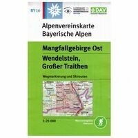 DAV Deutscher Alpenverein Topografische Kaart BY16 Mangfallgebirge Ost
