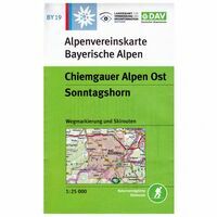 DAV Deutscher Alpenverein Topografische Kaart BY19 Chiemgauer Alpen Ost