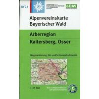 DAV Deutscher Alpenverein Topografische Kaart BY23 Bayerischer Wald