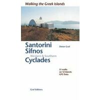 Dieter Graf Verlag Wandelgids Santorini, Sifnos & The Westen & Southern Cyclades