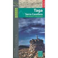 Editorial Alpina Wandelkaart Taga - Serra Cavallera