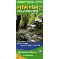 Eifelverein Wandelkaart Eifelsteig: Von Aachen Bis Trier