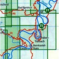 Eifelverein Wandelkaart 31 Mittelmosel - Kondelwald