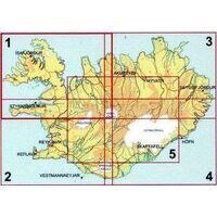Ferdakort Maps Ijsland Wegenkaart 5 IJsland Hooglanden