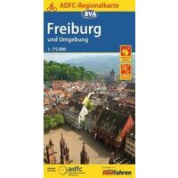 BVA-ADFC Fietskaart Freiburg Und Umgebung