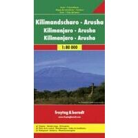 Freytag En Berndt Wandelkaart Kilimanjaro