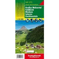 Freytag & Berndt Wandelkaart WK375 Grosses Walsertal - Feldkirch