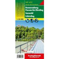 Freytag & Berndt Wandelkaart WK432 Donauradweg - Passau