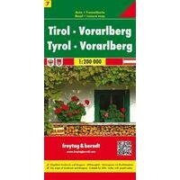 Freytag & Berndt Wegenkaart 7 Tirol - Vorarlberg