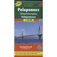 Freytag En Berndt Wegenkaart Peloponnesos