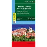 Freytag & Berndt Wegenkaart Slovenië, Kroatië,