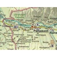 Gecko Maps Wegenkaart Northern Tajikistan 1:500.00