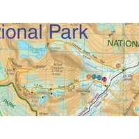 Gem Trek Wandelkaart Waterton Lakes National Park