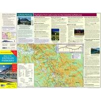 Gem Trek Toeristische Kaart Icefields Parkway 1:400.000