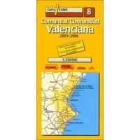 Geo Estel Maps Wegenkaart 08 Valencia En Omgeving 1:250.000