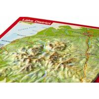 Georelief Maps Reliëf Ansichtkaart  Lake District