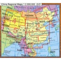 Gizi Map Landkaart China 4 Noord-West