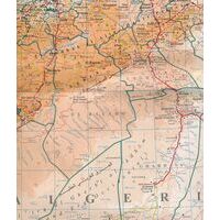 Gizi Map Wegenkaart Algerije Geografisch