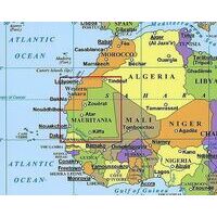 Gizi Map Wegenkaart Mauritanië
