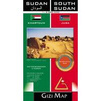 Gizi Map Wegenkaart Sudan & Zuid-Sudan