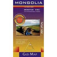Gizi Map Wegenkaart Mongolië