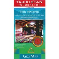 Gizi Map Wegenkaart Tadzjikistan Geografisch