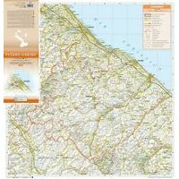 Global Map Wegenkaart Provincies Pesaro E Urbino